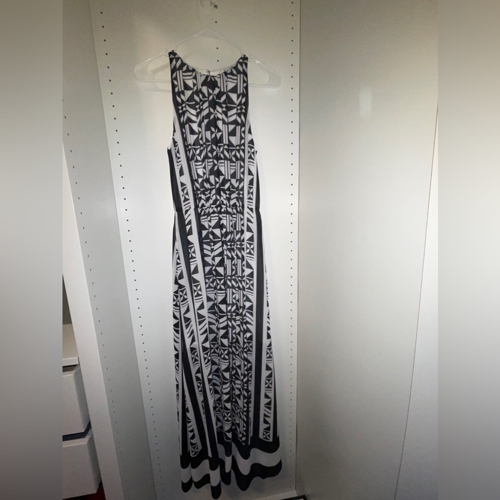 Open back maxi dress